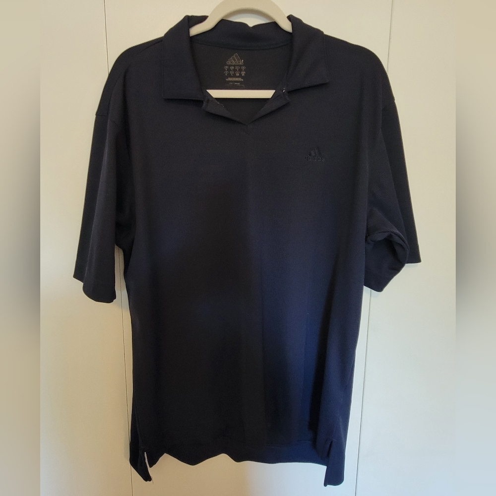 Adidas Men's Dark Blue Polo Shirt
